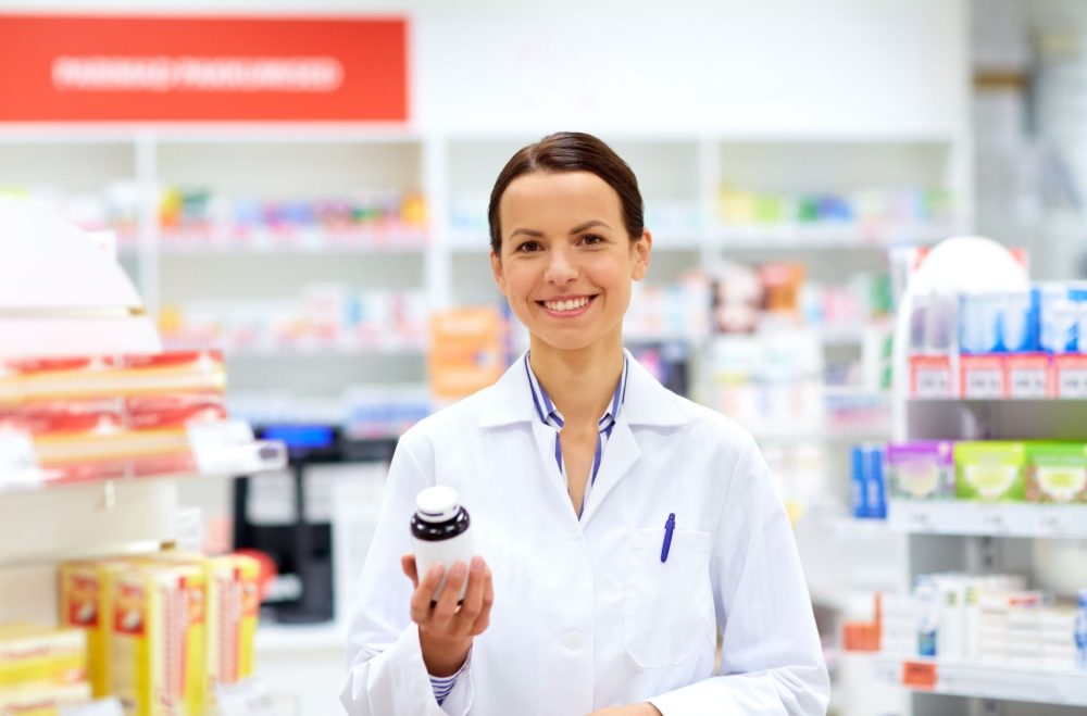 Pharmacist smiling at the camera
